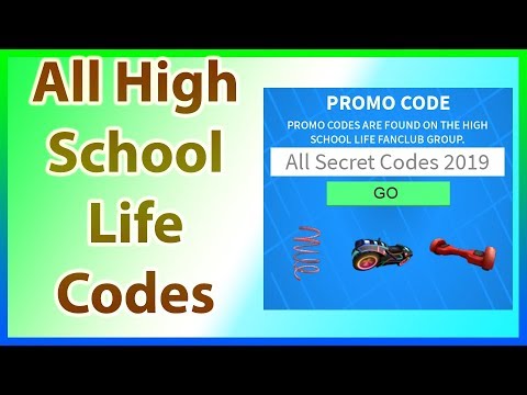 High School Life Promo Codes Thebigfasr - roblox all promo codes 2019 april